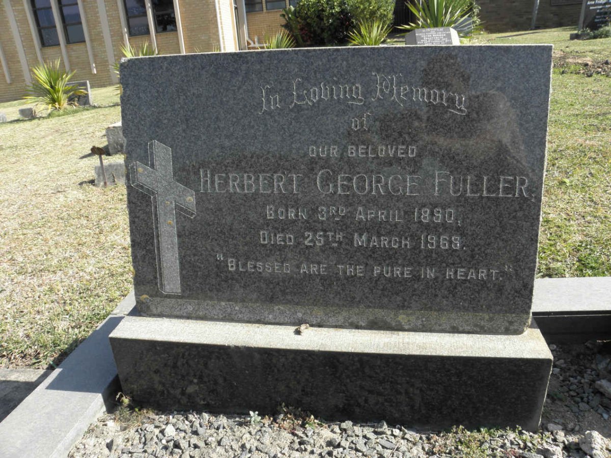 FULLER Herbert George 1890-1969