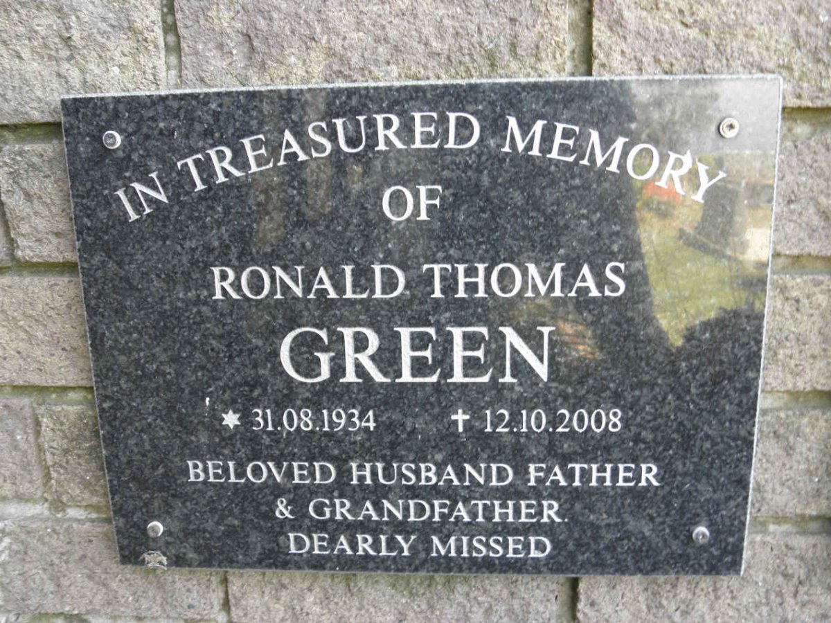 GREEN Ronald Thomas 1934-2008