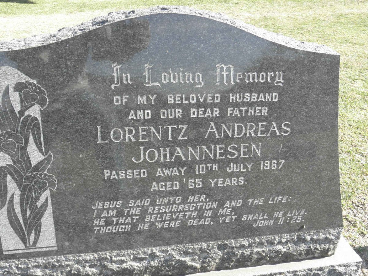 JOHANNESEN Lorentz Andreas -1967