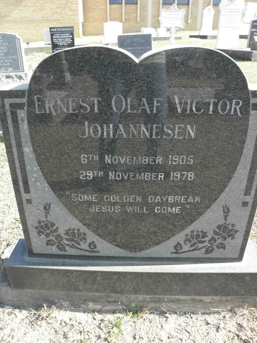 JOHANNESEN Ernest Olaf Victor 1905-1978