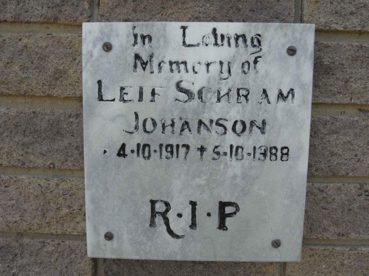 JOHANSON Leif Schram 1917-1988