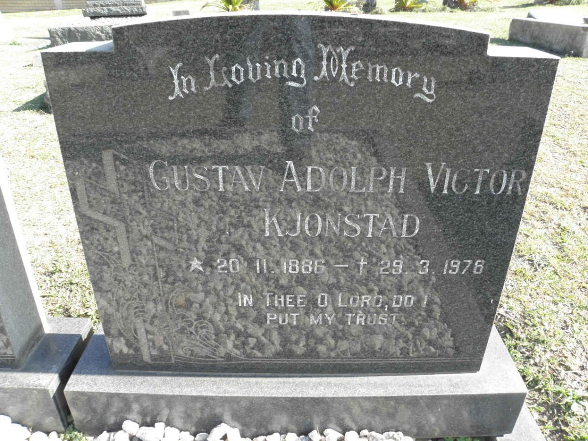 KJONSTAD Gustav Adolph 1886-1978