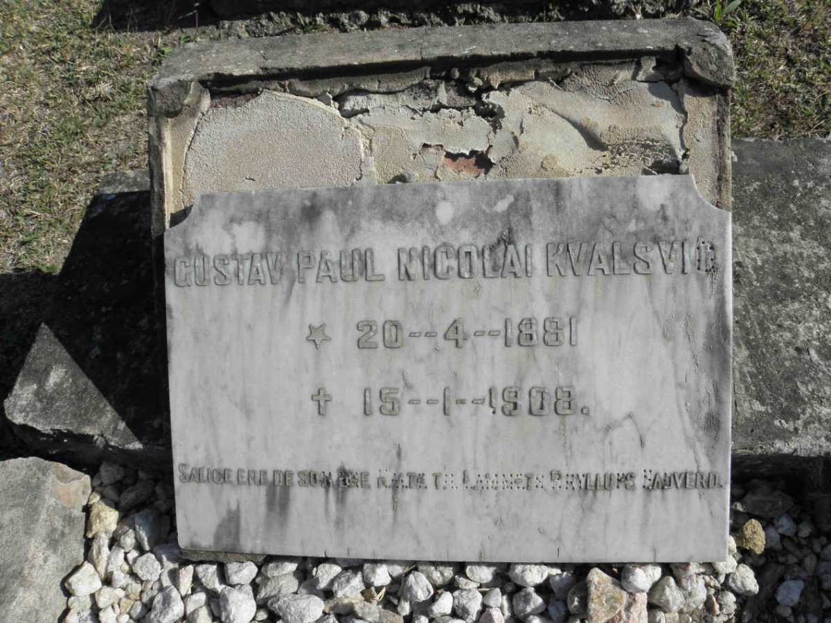 KVALSVIG Gustav Paul Nicolai 1881-1908