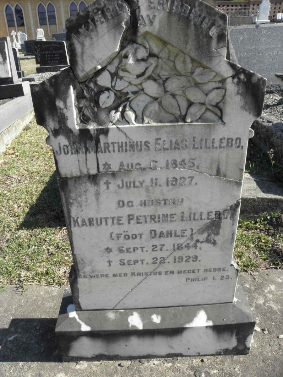LILLEBO Johan Marthinus Elias 1845-1927