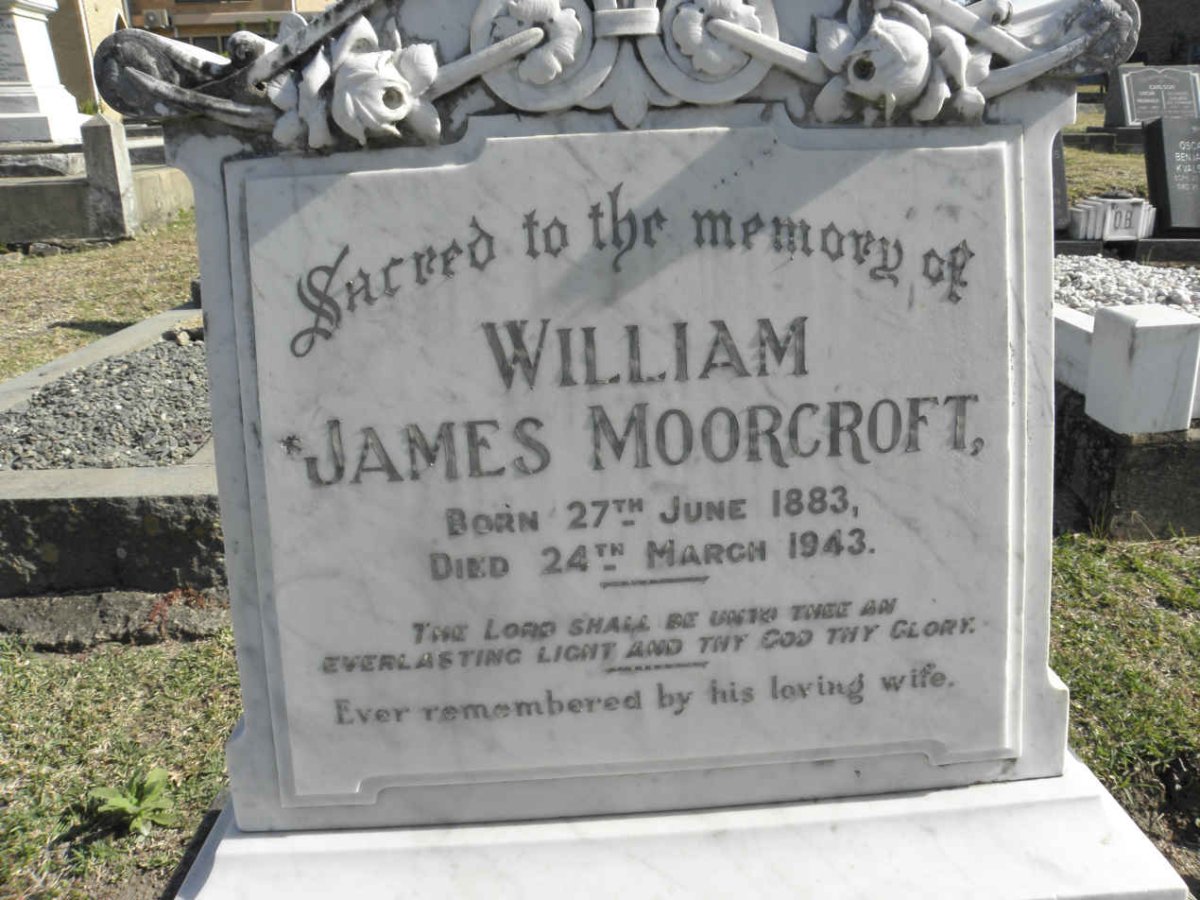 MOORCROFT William James 1883-1943