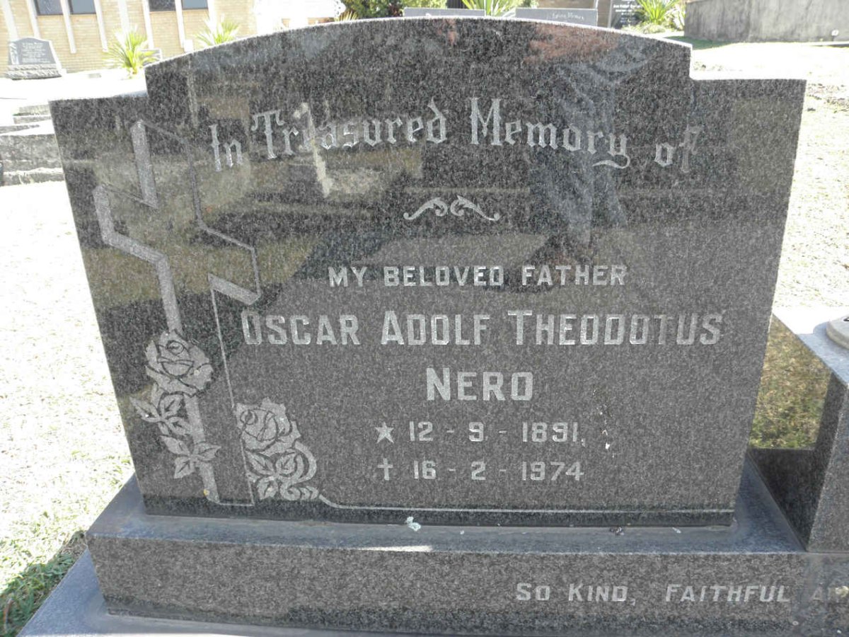 NERO Oscar Adolf Theodotus 1891-1974