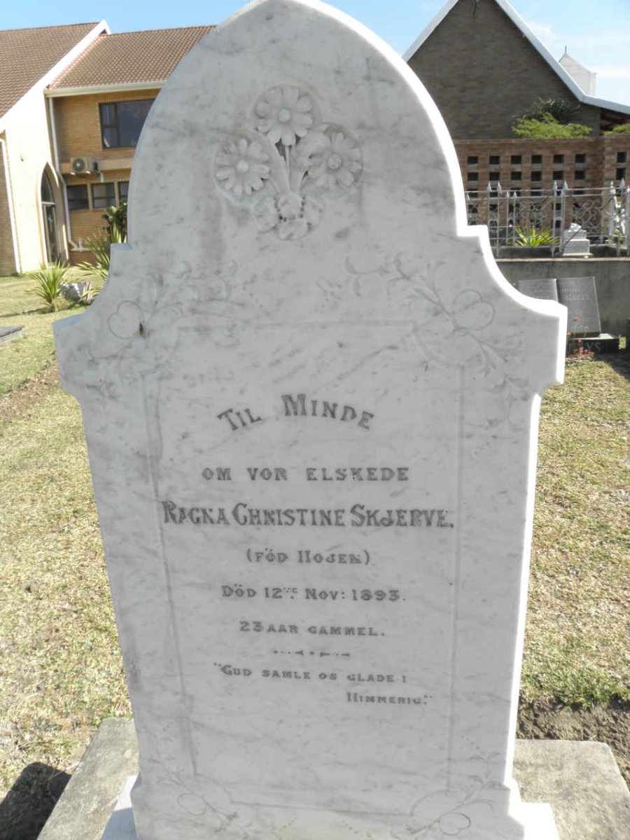 SKJERVE Ragna Christine nee HOJEN -1893