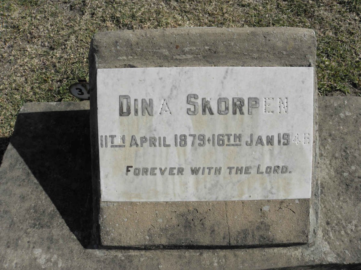SKORPEN Dina 1879-1946