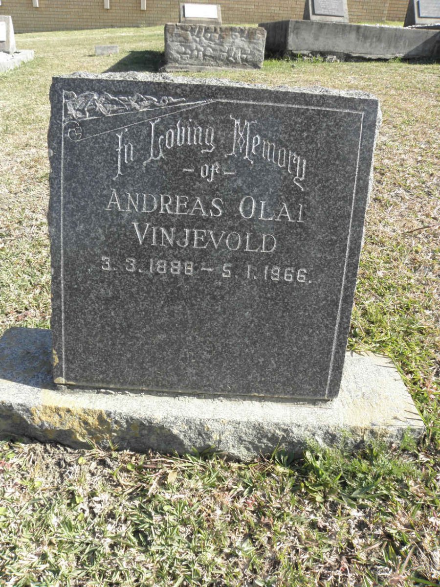 VINJEVOLD Andreas Olai 1888-1966