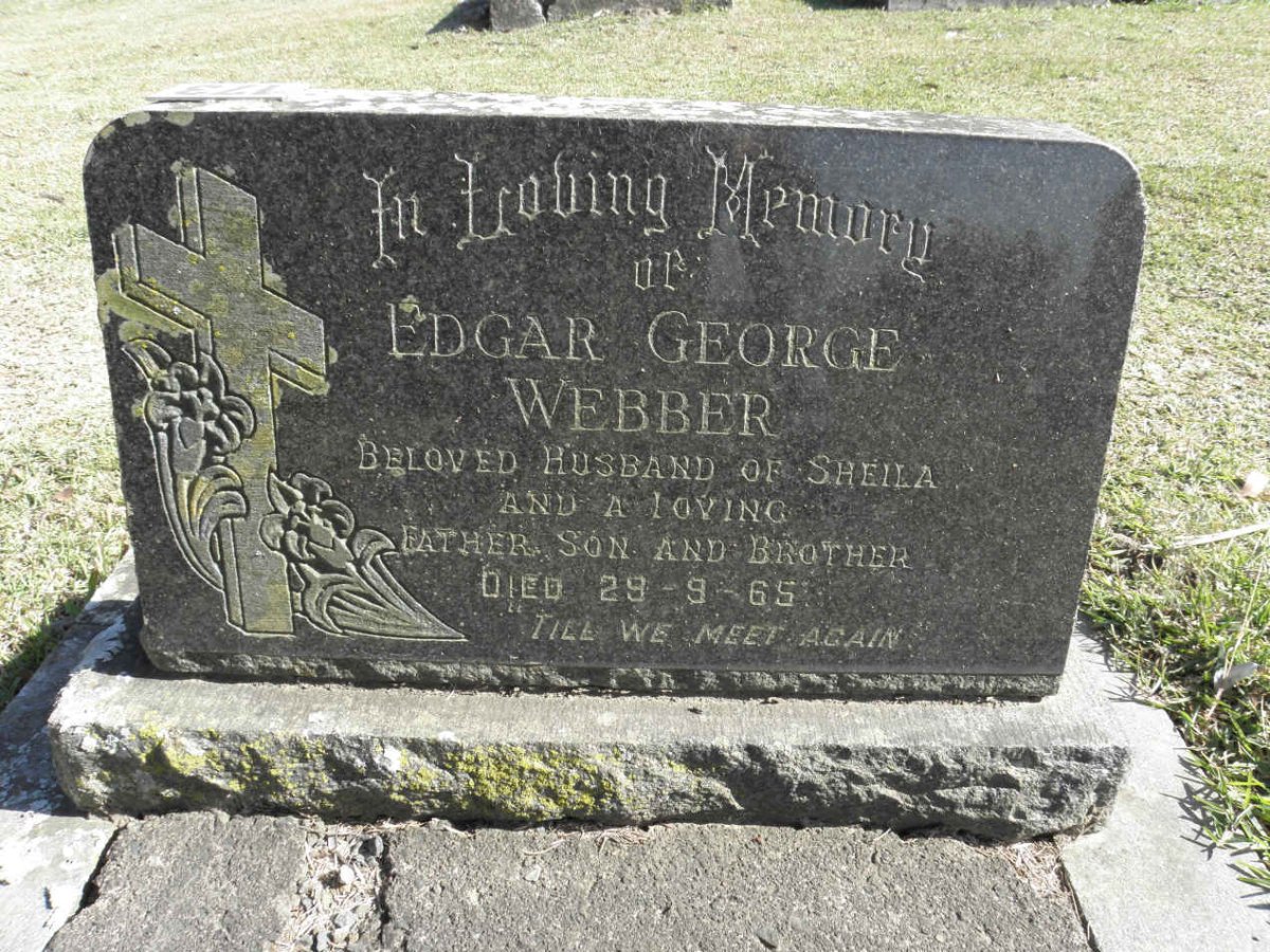 WEBBER Edgar George -1965
