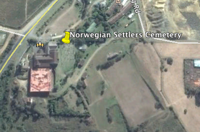 01. Aerial view - Norwegian Settlers Cemetery