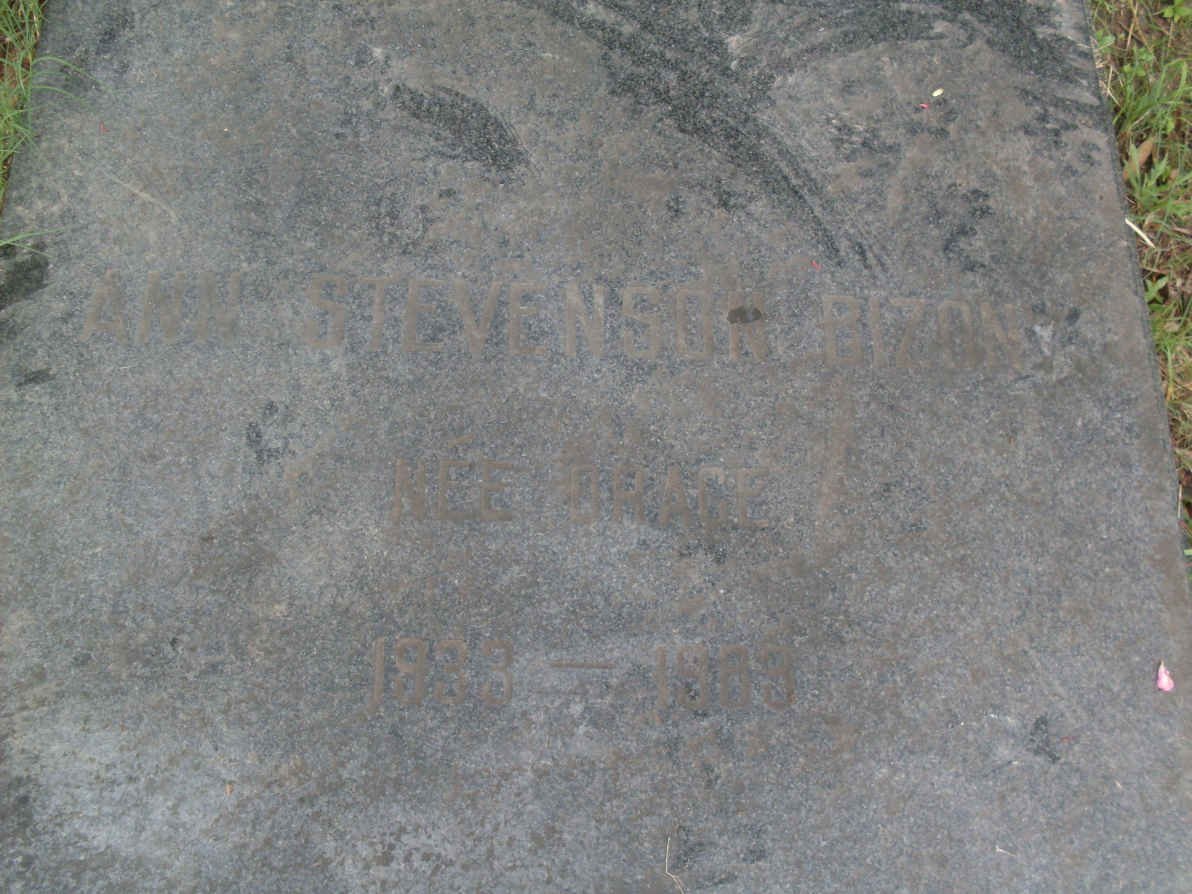 BIZONY Ann Stephenson nee DRACE 1933-1983