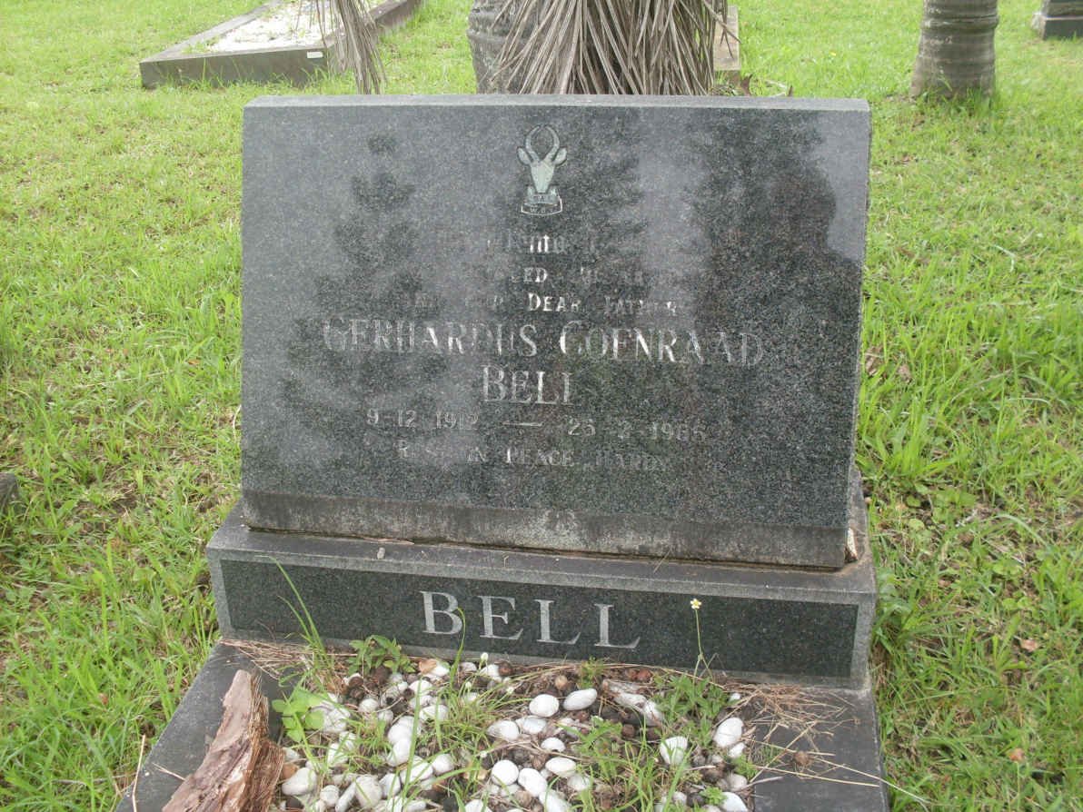BELL Gerhardus Coenraad 19?2-1965