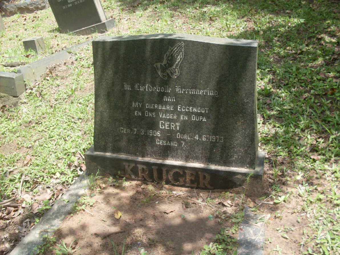 KRUGER Gert 1906-1973