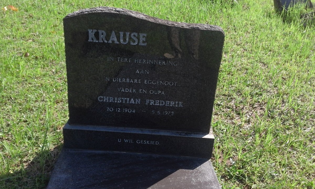 KRAUSE Christian Frederik 1904-1972
