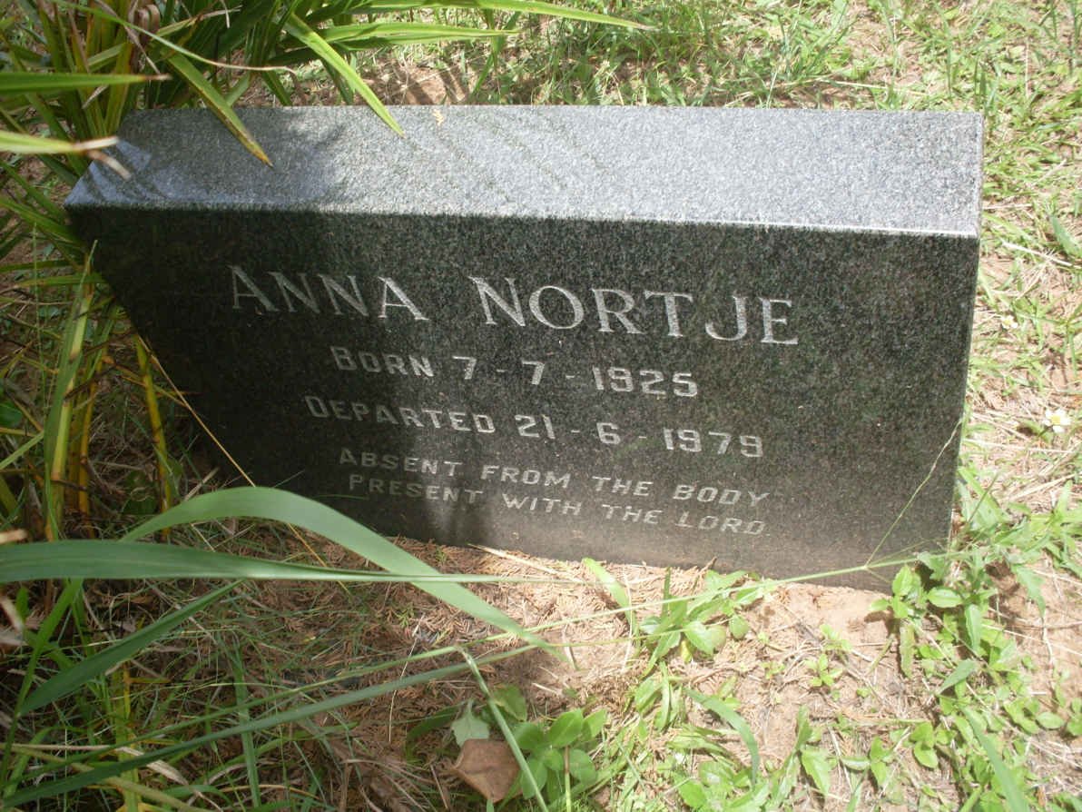 NORTJE Anna 1925-1979