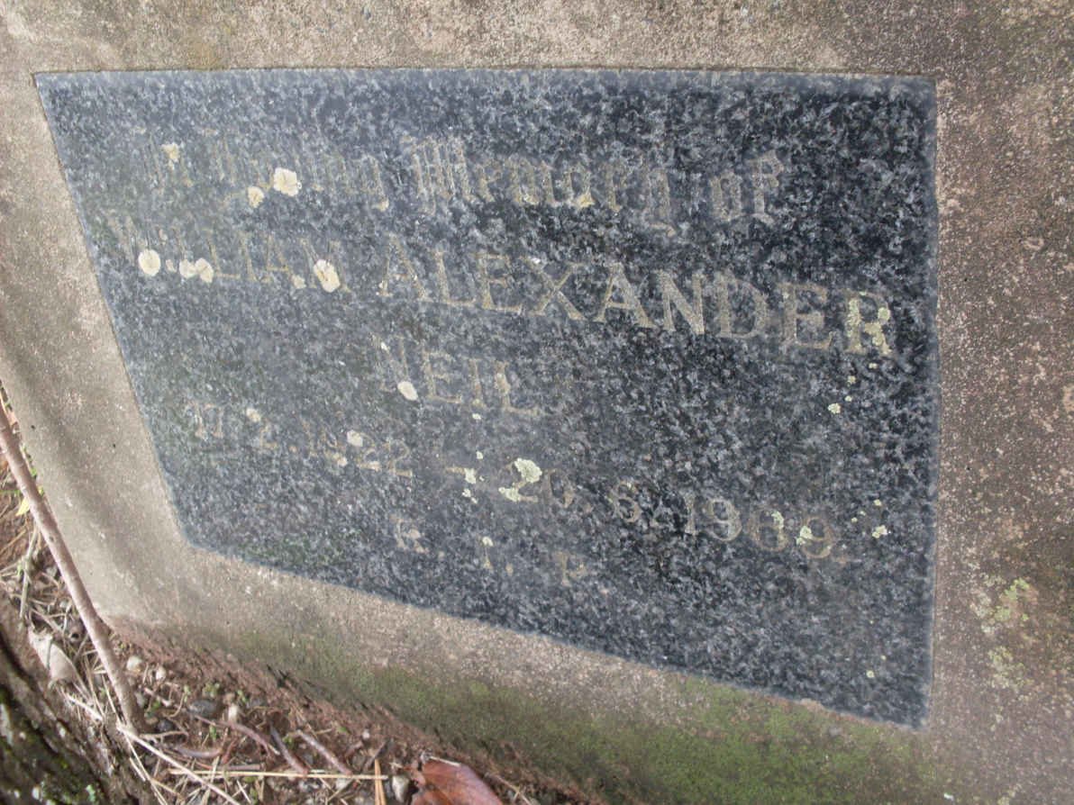 NEIL William Alexander 1922-1969