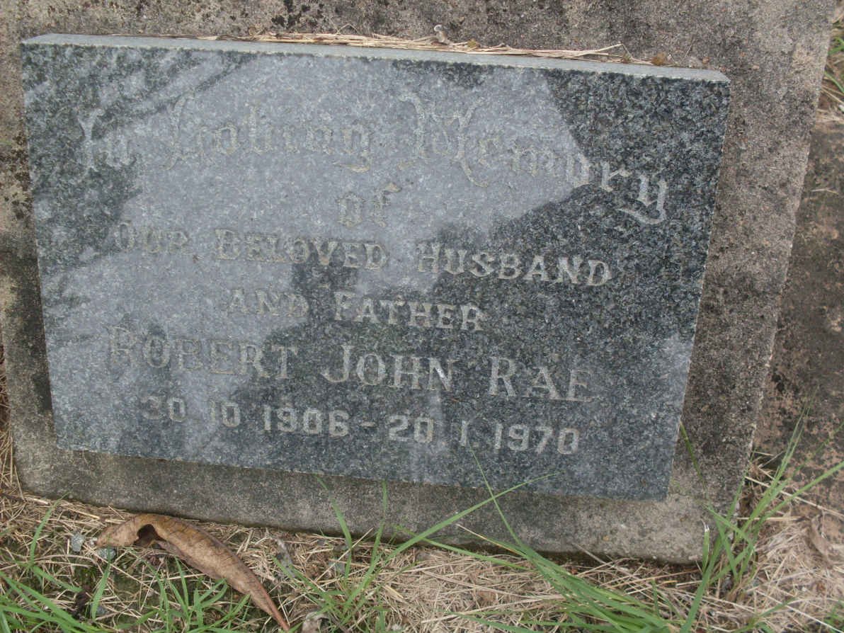 RAE Robert John 1906-1970