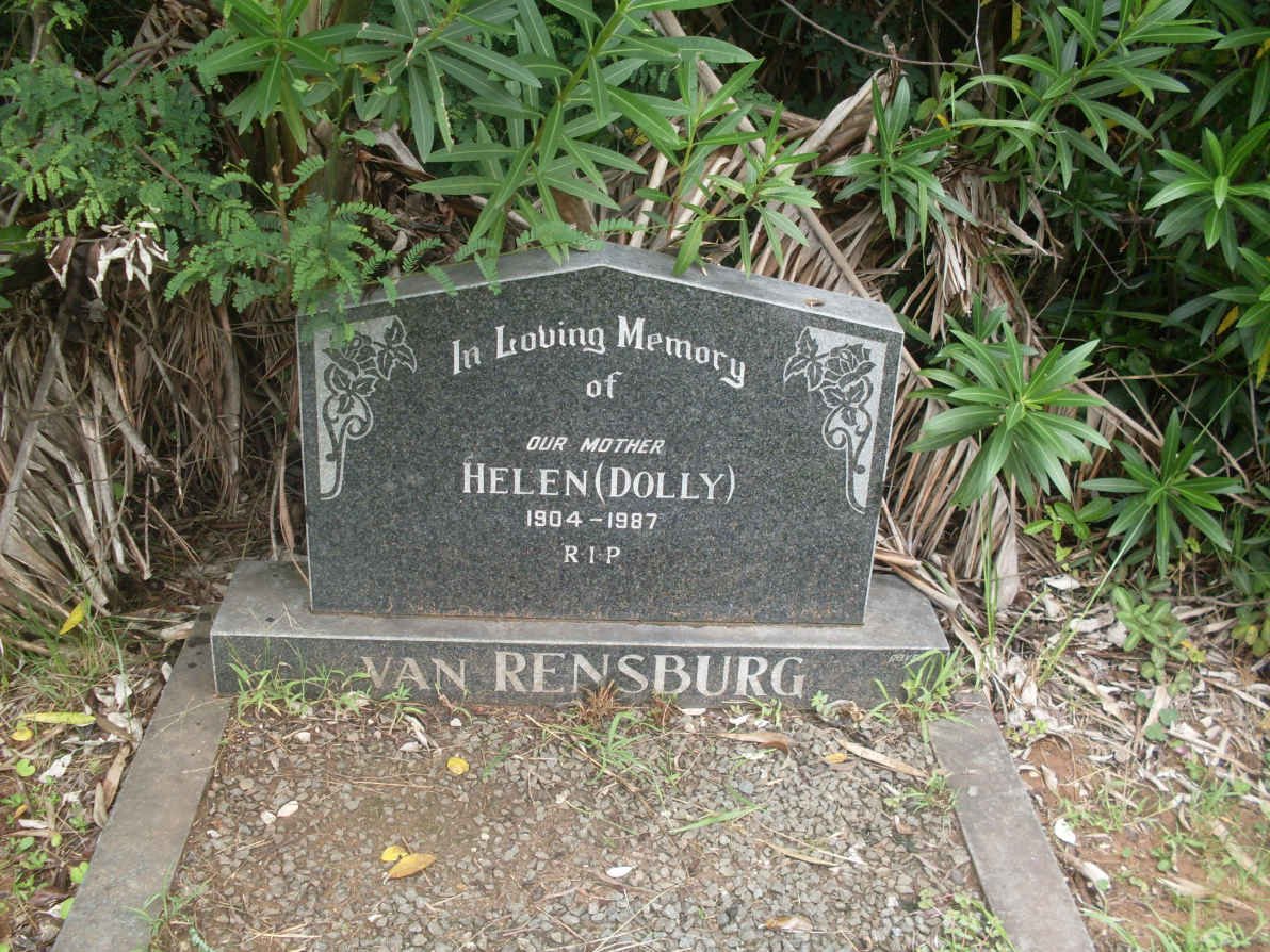 RENSBURG Helen, van 1904-1987