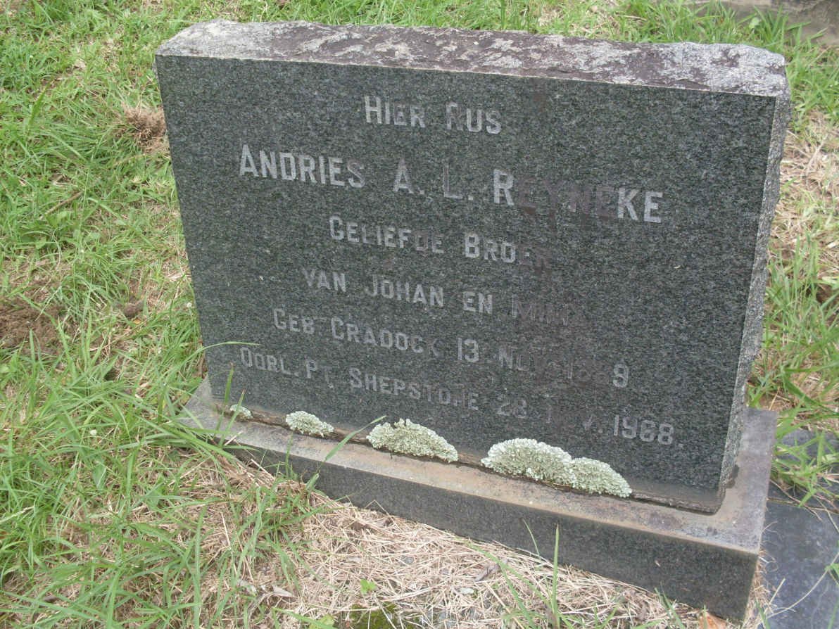 REYNEKE Andries A.L. 18?9-1968
