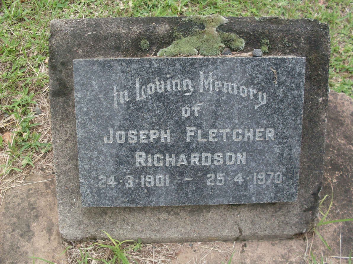 RICHARDSON Joseph Fletcher 1901-1970