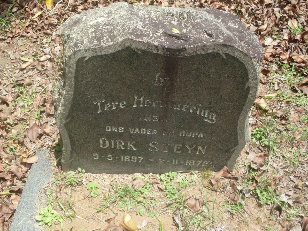 STEYN Dirk 1897-1972
