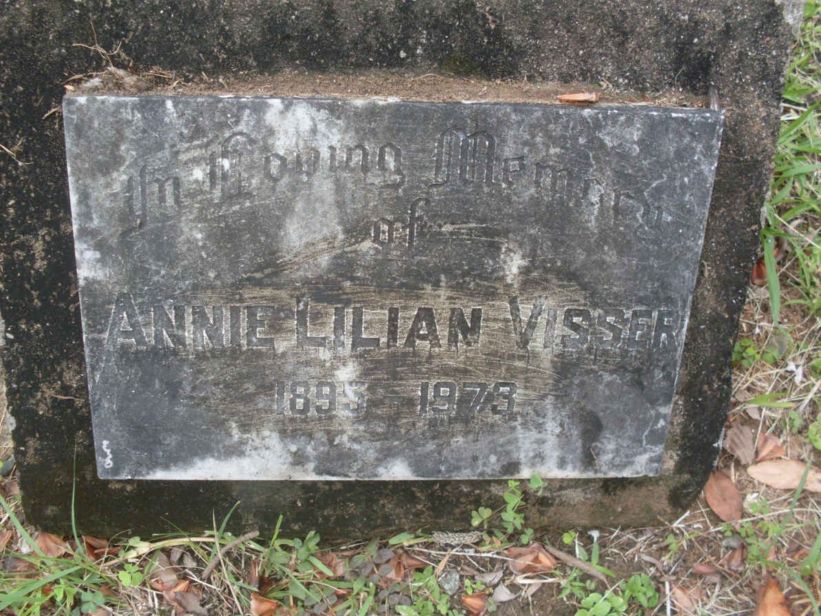 VISSER Annie Lilian 1895-1973