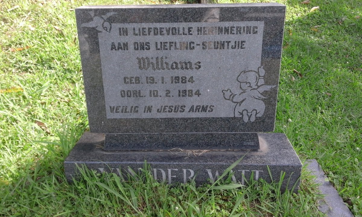 WATT Williams, van der 1984-1984