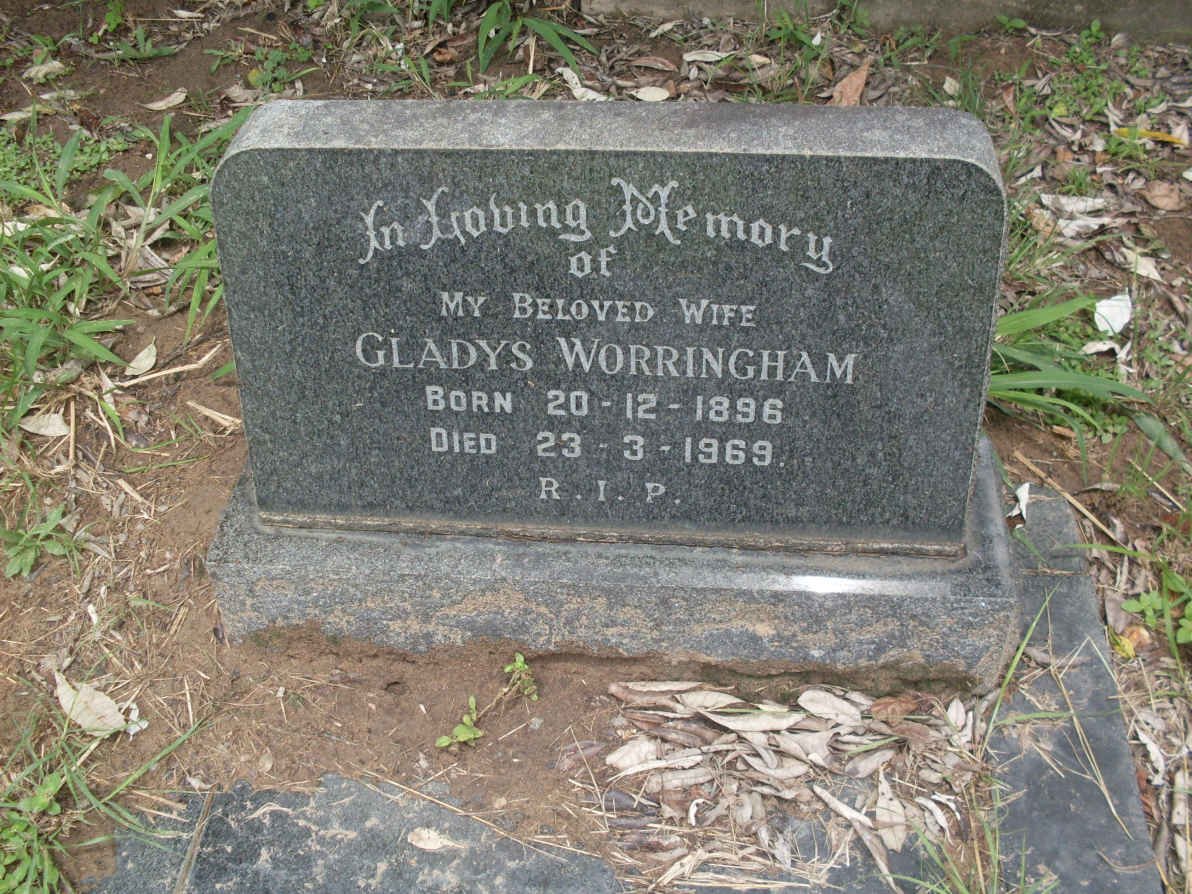 WORRINGHAM Gladys 1896-1969