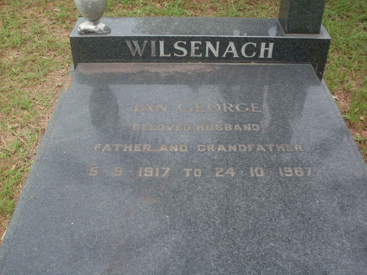 WILSENACH Ian George 1917-1987