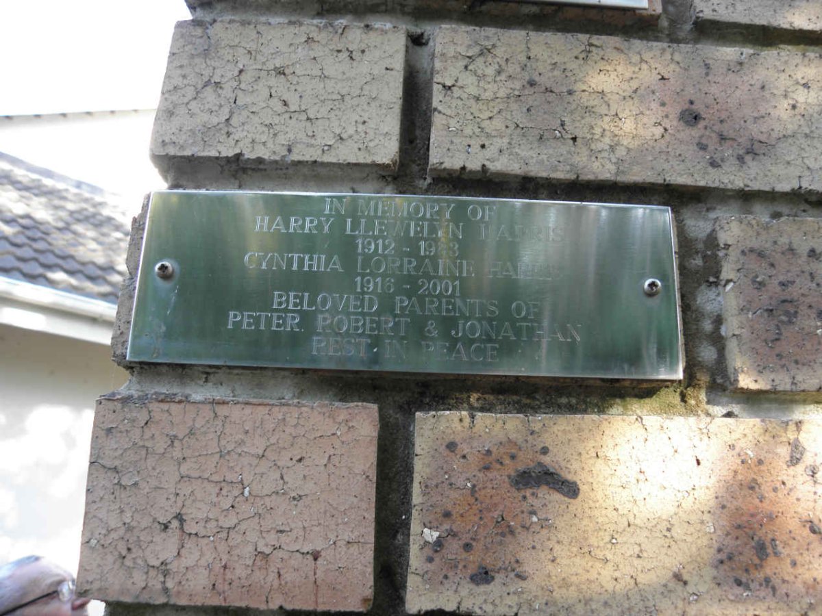 HARRIS Harry Llewelyn 1912-1983 &amp; Cynthia Lorraine 1916-2001