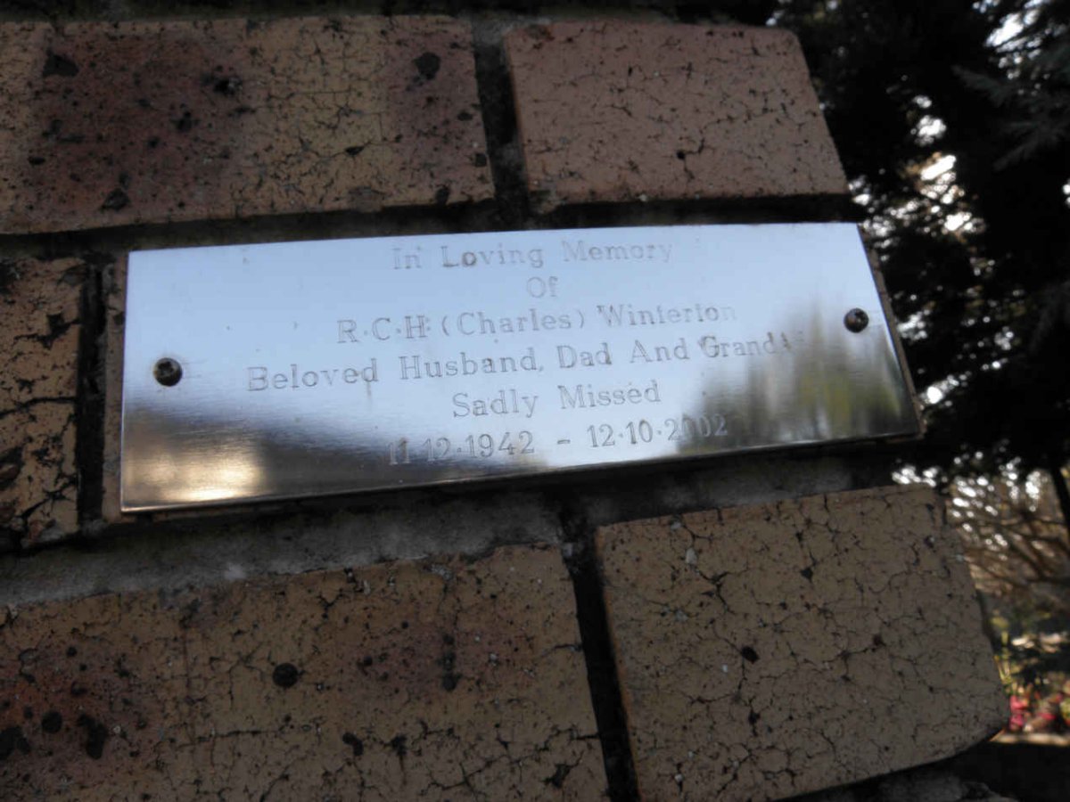 WINTERTON R.C.H. 1942-2002