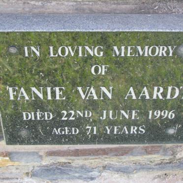 AARDT Fanie, van -1996