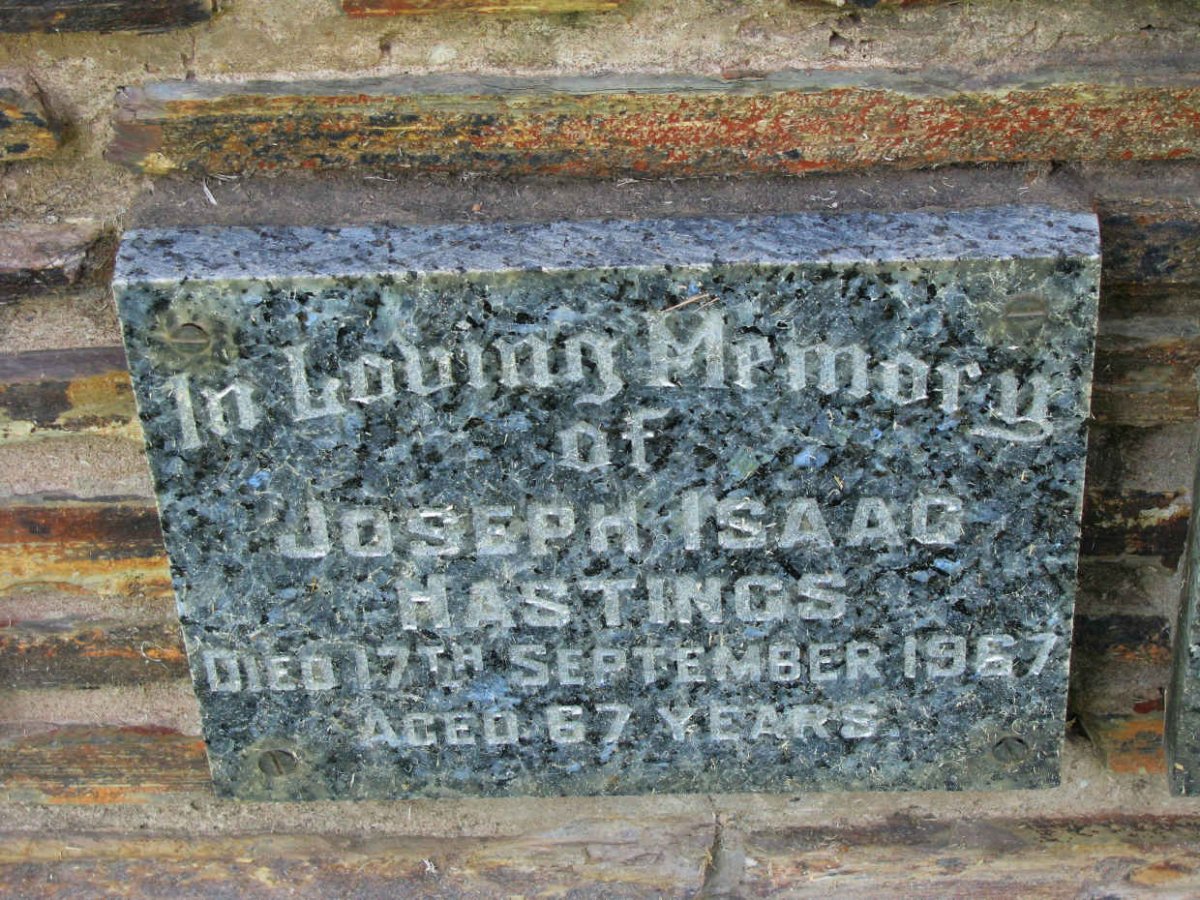 HASTINGS Joseph Isaac -1967