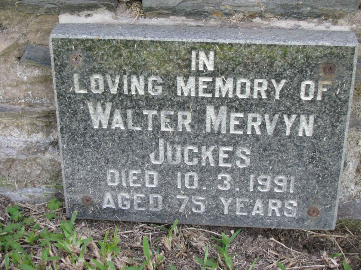 JUCKES Walter Mervyn -1991
