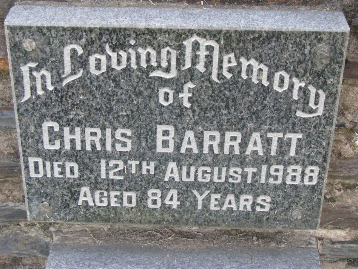 BARRATT Chris -1988
