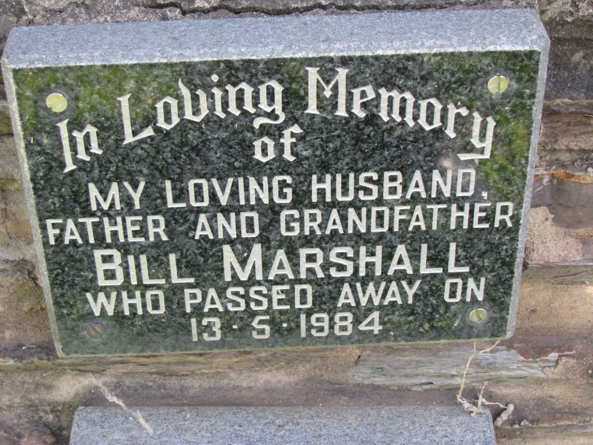 MARSHALL Bill -1984