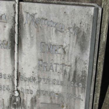 PRATT Emily 1869-1964