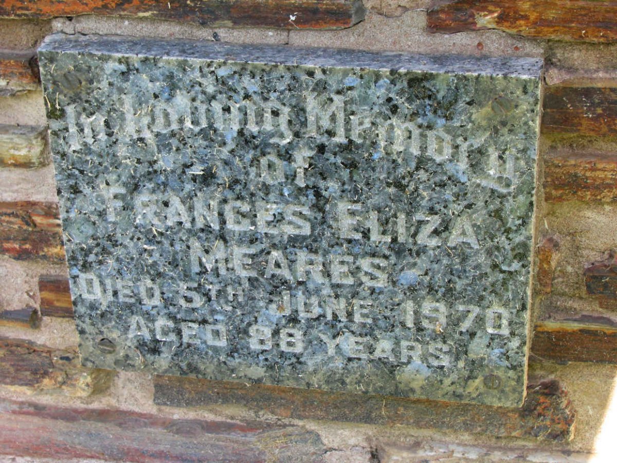 MEARES Frances Eliza -1970