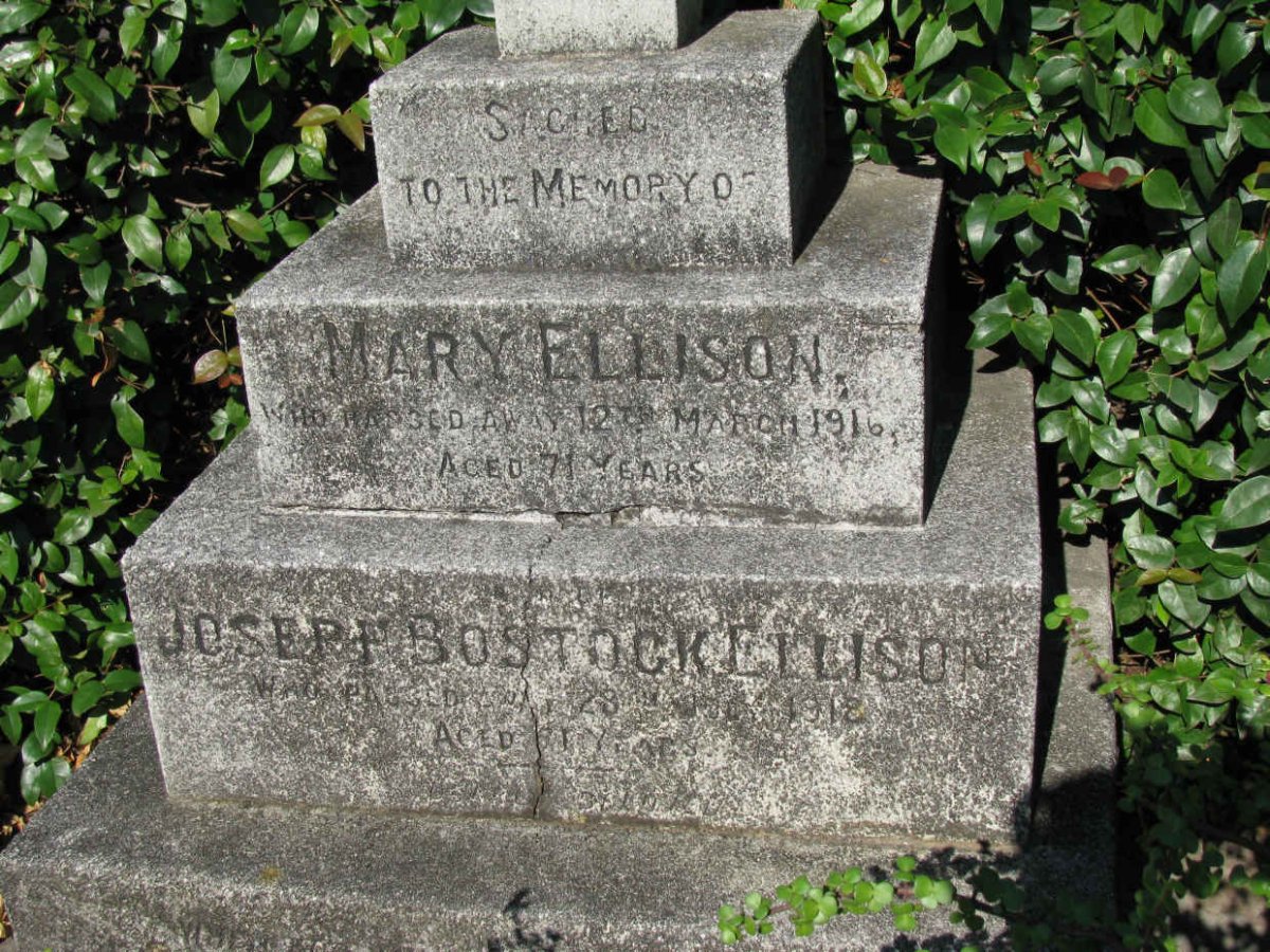 ELLISON Joseph Bostock -1918 &amp; Mary -1916