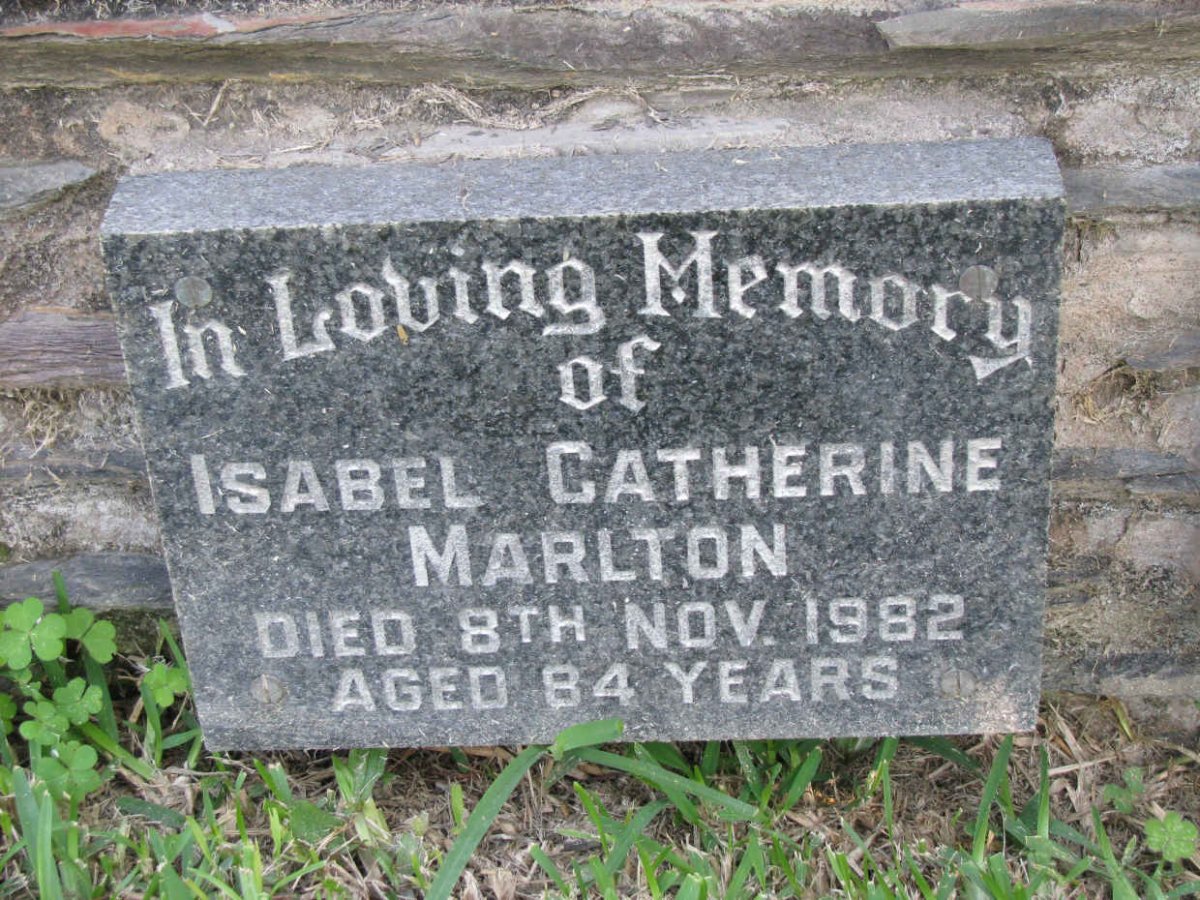 MARLTON Isabel Catherine -1982