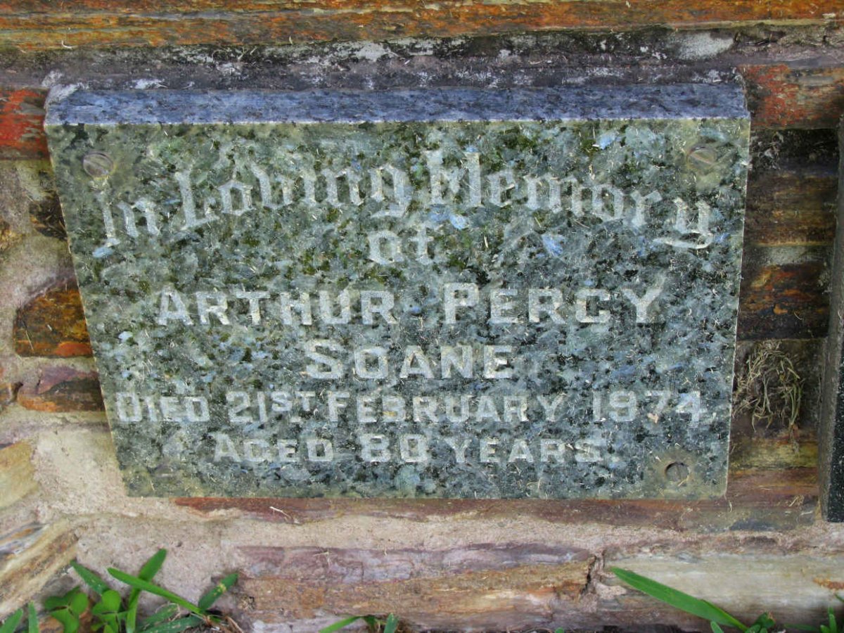 SOANE Arthur Percy -1974