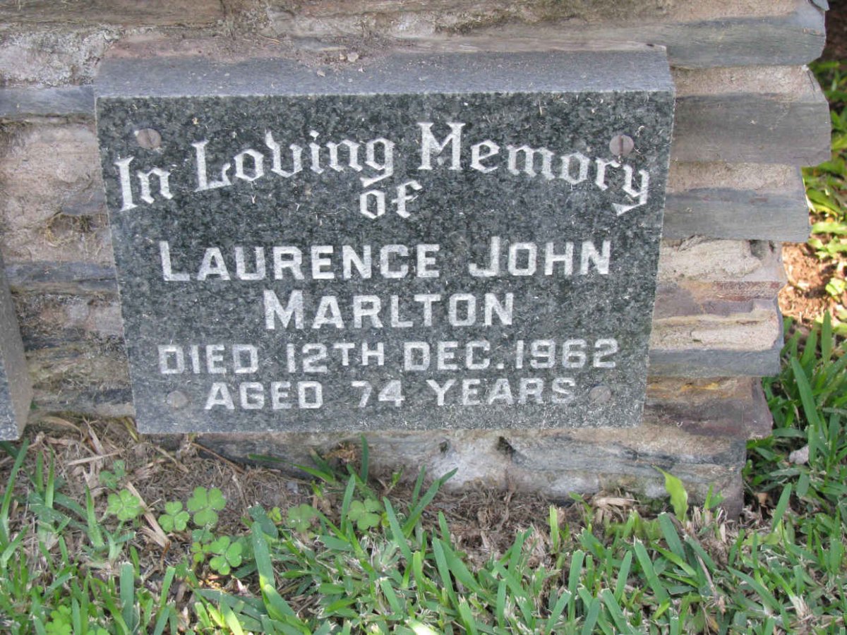 MARLTON Laurence John -1962