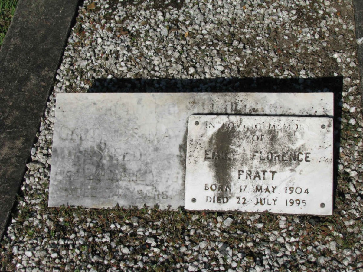 PRATT Emily Florence 1904-1995 :: SPEED Gertrude May -1976