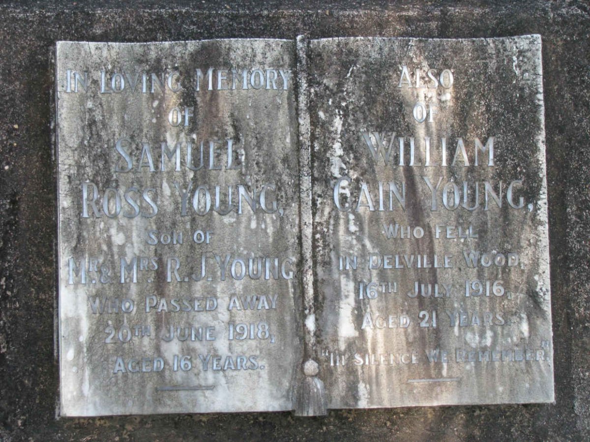 YOUNG William Gain -1916 :: Samuel Ross -1981