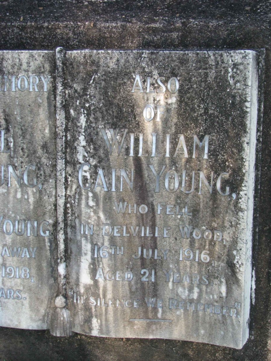 YOUNG William Gain -1916
