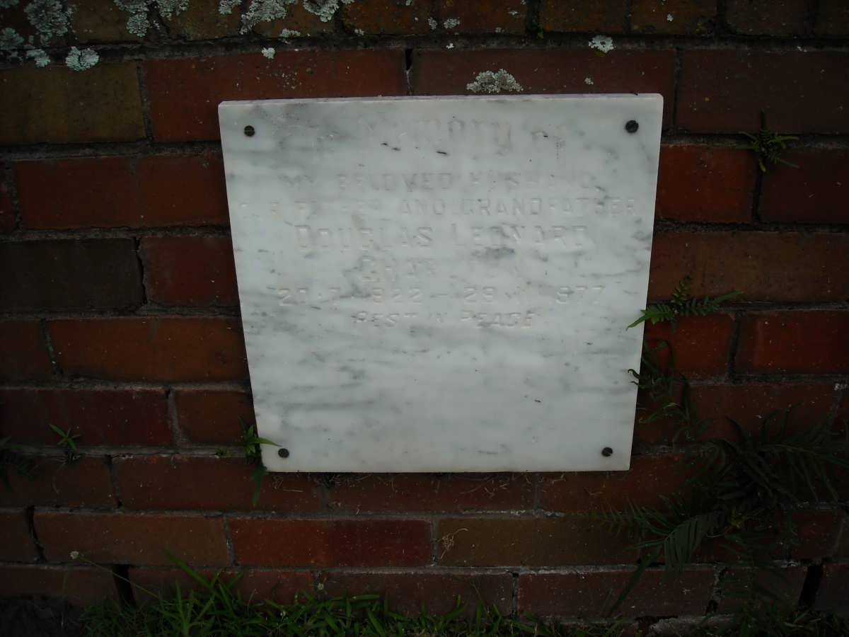 ? GHA?? Douglas Leonard 1922-1977