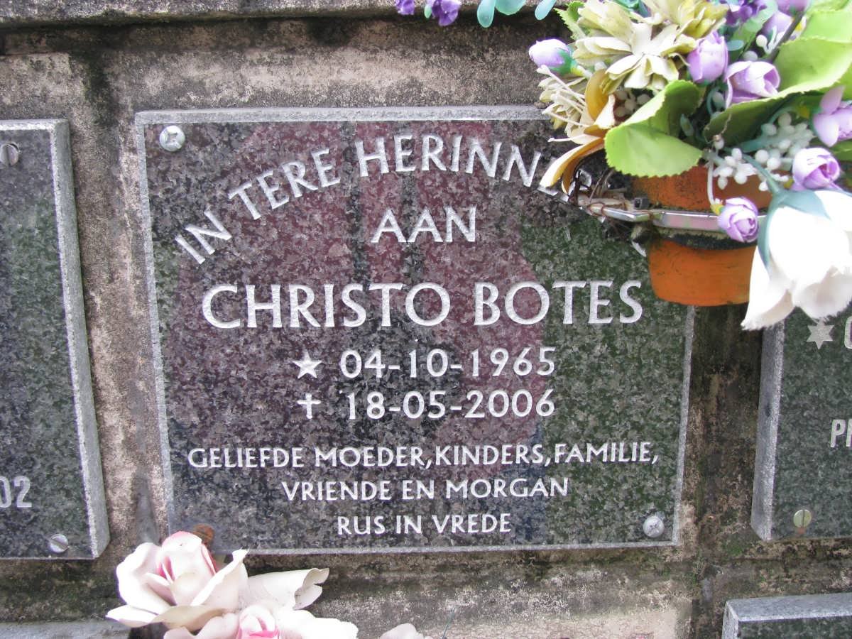 BOTES Christo 1965-2006