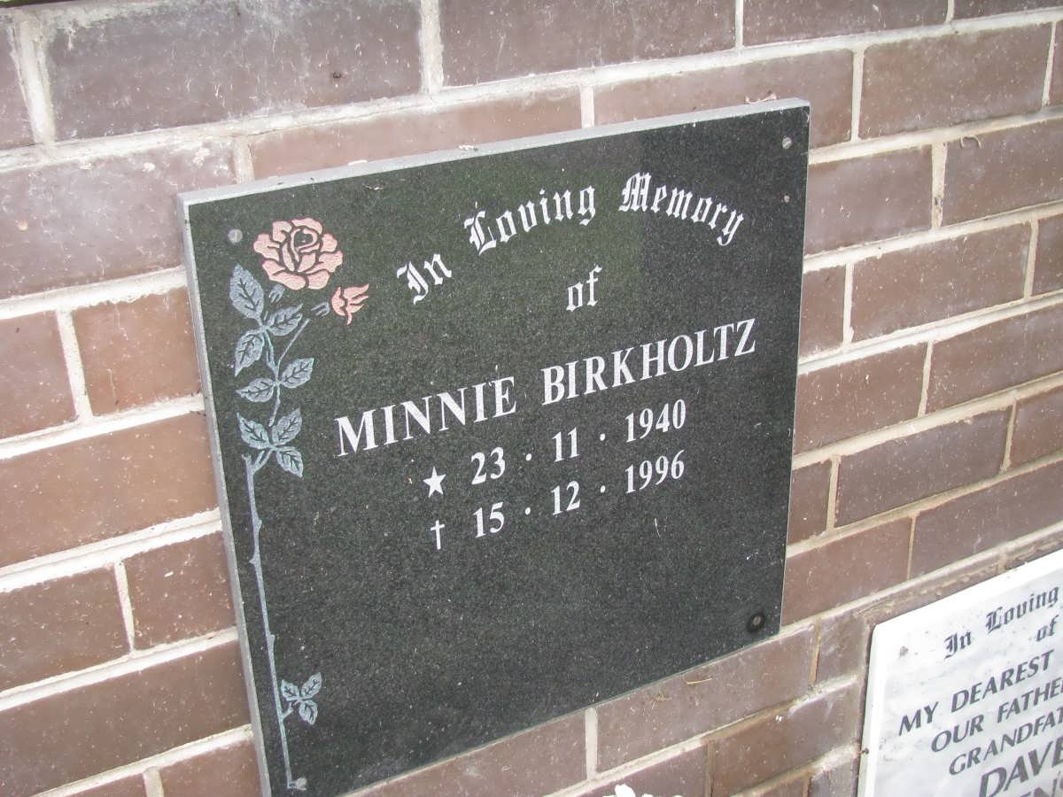 BIRKHOLTZ Minnie 1940-1996