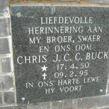 BUCK Chris J.C. 1950-1995